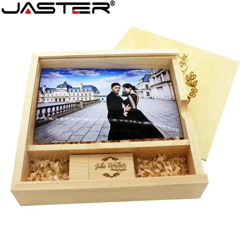 Maple Wood USB Photo Memories Personalized Photography Gift