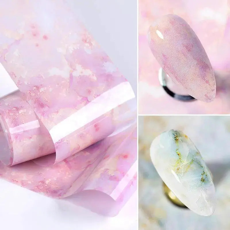 Marble Nail Foils For Creative DIY Nail Art Elevate Style