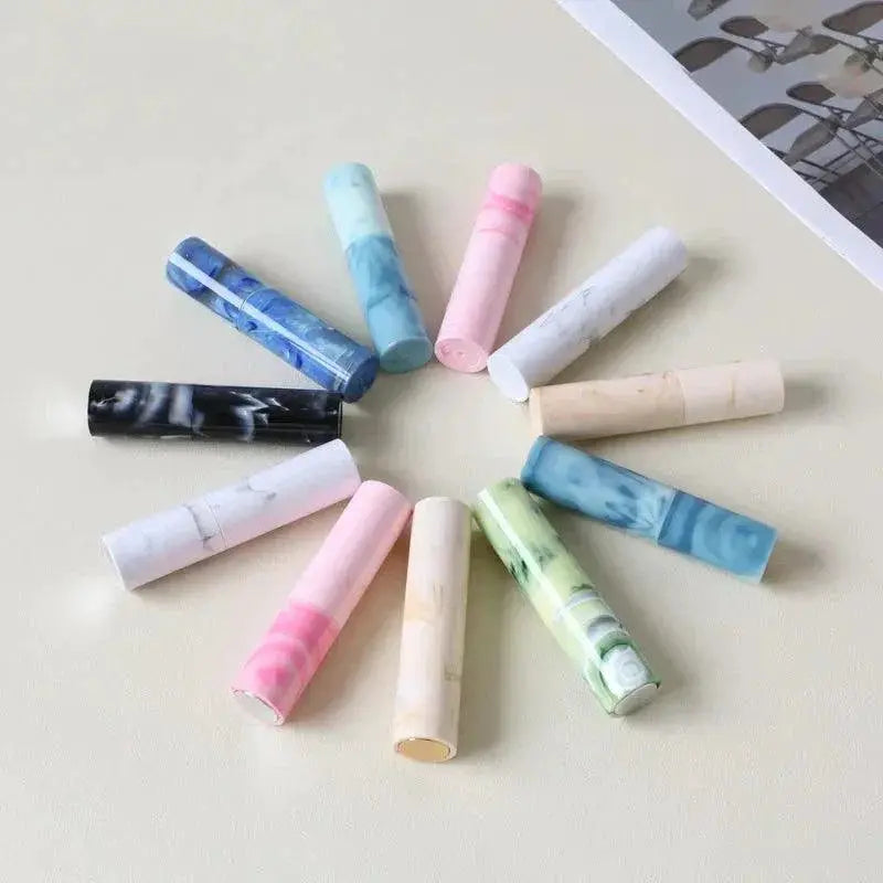 Marble Perfume Atomizer Set For Essential Oils Travel Use