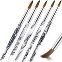 Marbled Nail Brush Kit for Professional Nail Artistry Tools