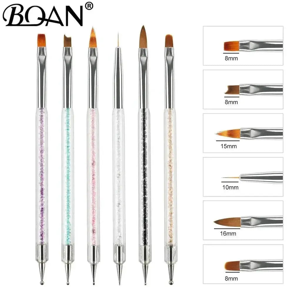 Marbled Nail Brush Kit For Professional Nail Artistry Tools