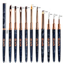 Marbled Nail Brush Kit for Professional Nail Artistry Tools