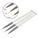 Marbled Nail Brush Kit for Professional Nail Artistry Tools