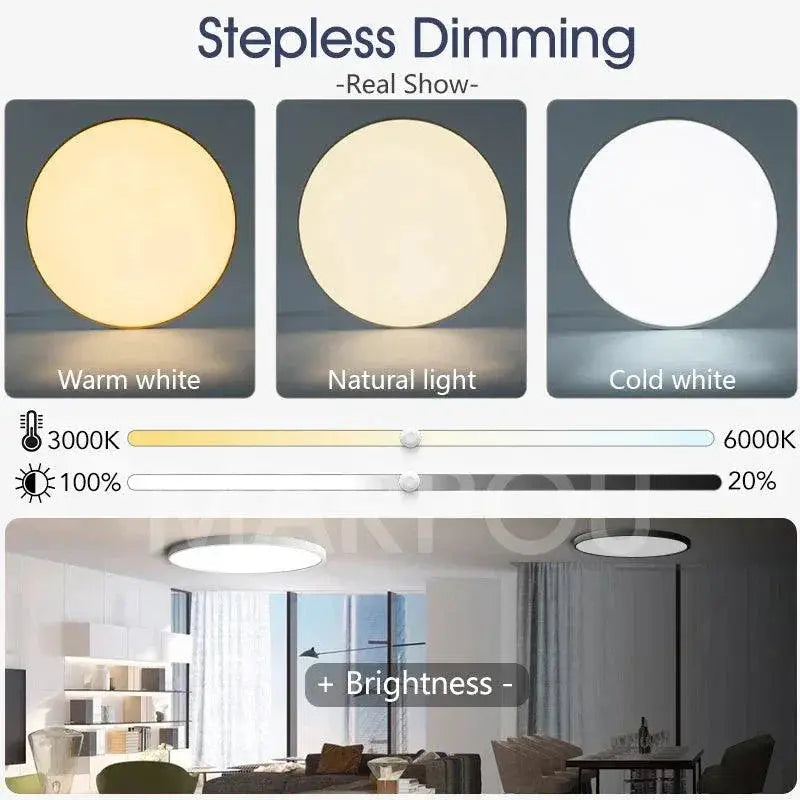 MARPOU Smart LED Ceiling Lights Remote Control Lighting