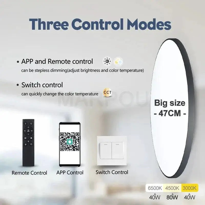 MARPOU Smart LED Ceiling Lights Remote Control Lighting