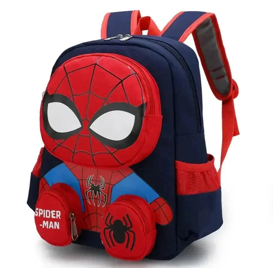 Marvel Spider Man Backpack 3D Superhero Kindergarten Bag