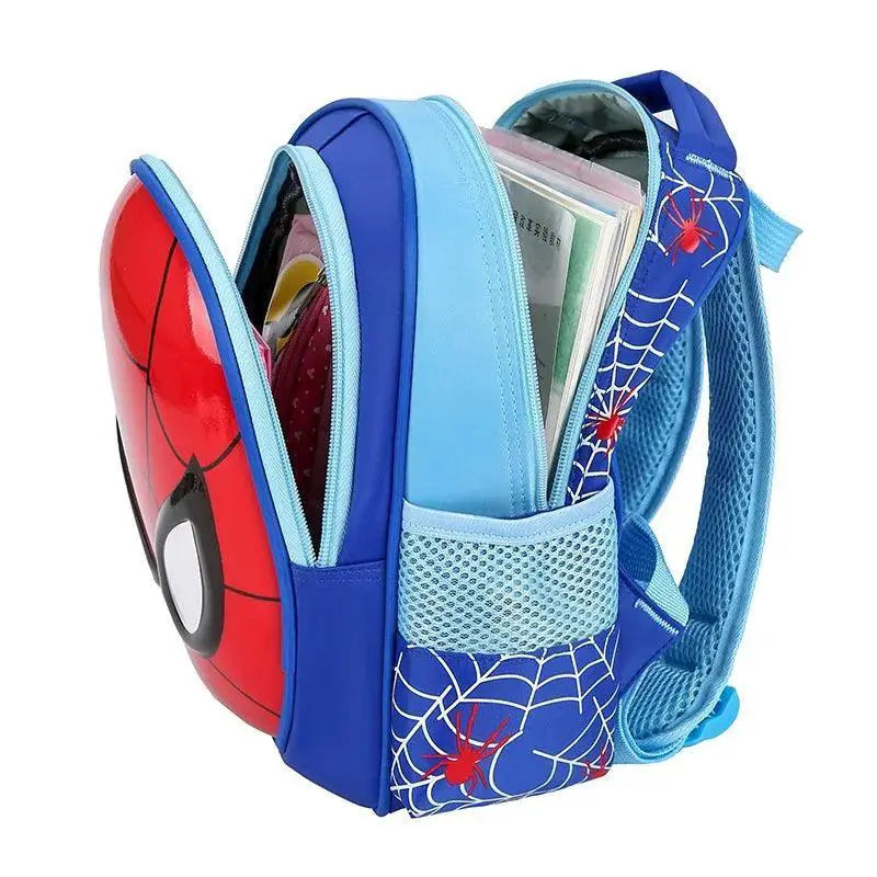 Marvel Spider Man Backpack 3D Superhero Kindergarten Bag