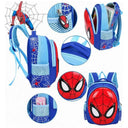 Marvel Spider Man Backpack 3D Superhero Kindergarten Bag