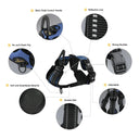 Masbrill Reflective Nylon Dog Harness Adjustable Vest