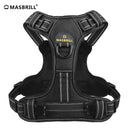 Masbrill Reflective Nylon Dog Harness Adjustable Vest
