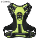 Masbrill Reflective Nylon Dog Harness Adjustable Vest