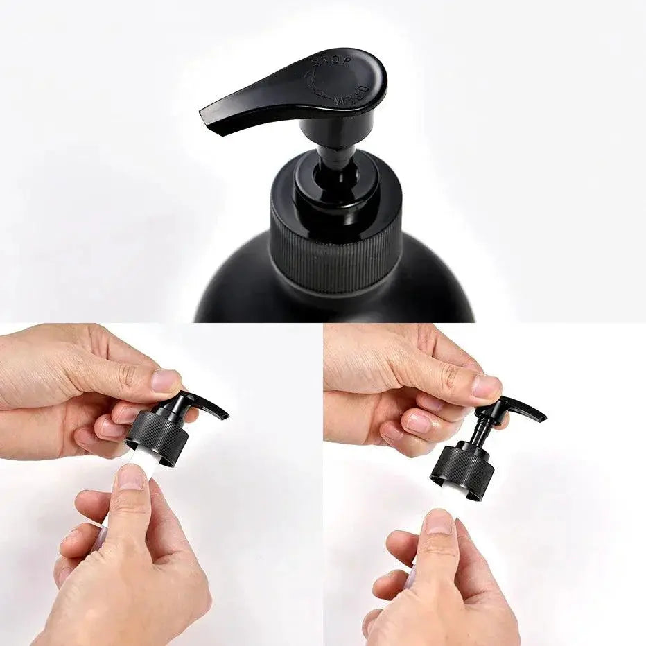 Matte Black Soap Dispenser 500ml for Kitchen and Bathroom