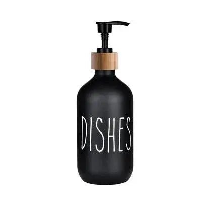 Matte Black Soap Dispenser 500ml for Kitchen and Bathroom
