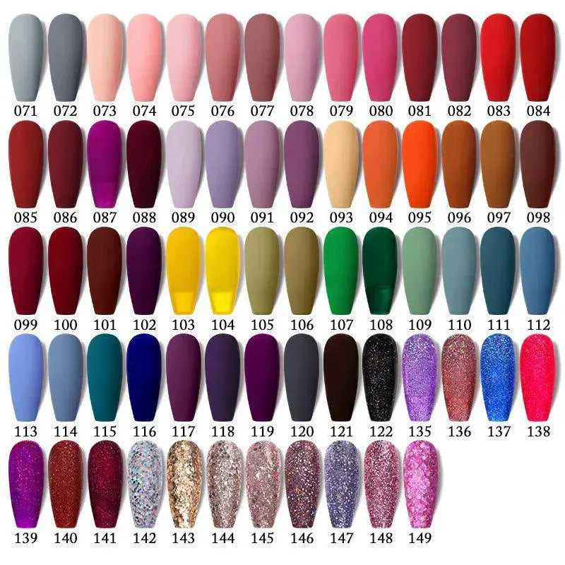 Matte Blue Purple Gel Nail Polish Kit Eco Friendly