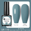 Matte Blue Purple Gel Nail Polish Kit Eco-Friendly Long-Lasting