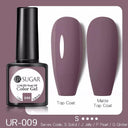 Matte Blue Purple Gel Nail Polish Kit Eco-Friendly Long-Lasting
