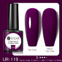 Matte Blue Purple Gel Nail Polish Kit Eco-Friendly Long-Lasting