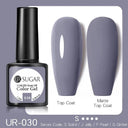Matte Blue Purple Gel Nail Polish Kit Eco-Friendly Long-Lasting