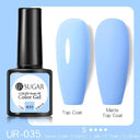 Matte Blue Purple Gel Nail Polish Kit Eco-Friendly Long-Lasting