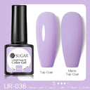Matte Blue Purple Gel Nail Polish Kit Eco-Friendly Long-Lasting
