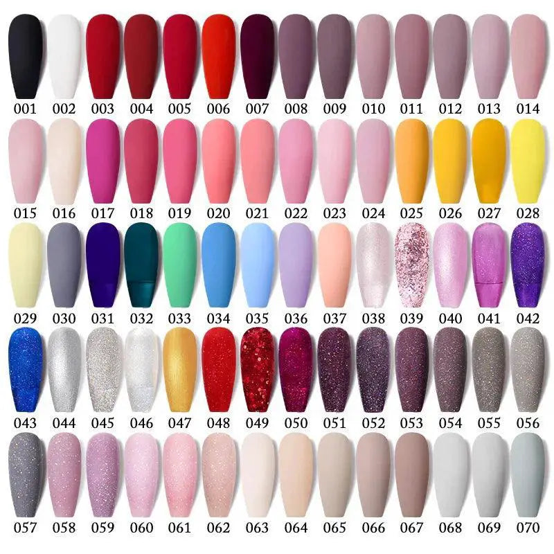 Matte Blue Purple Gel Nail Polish Kit Eco Friendly