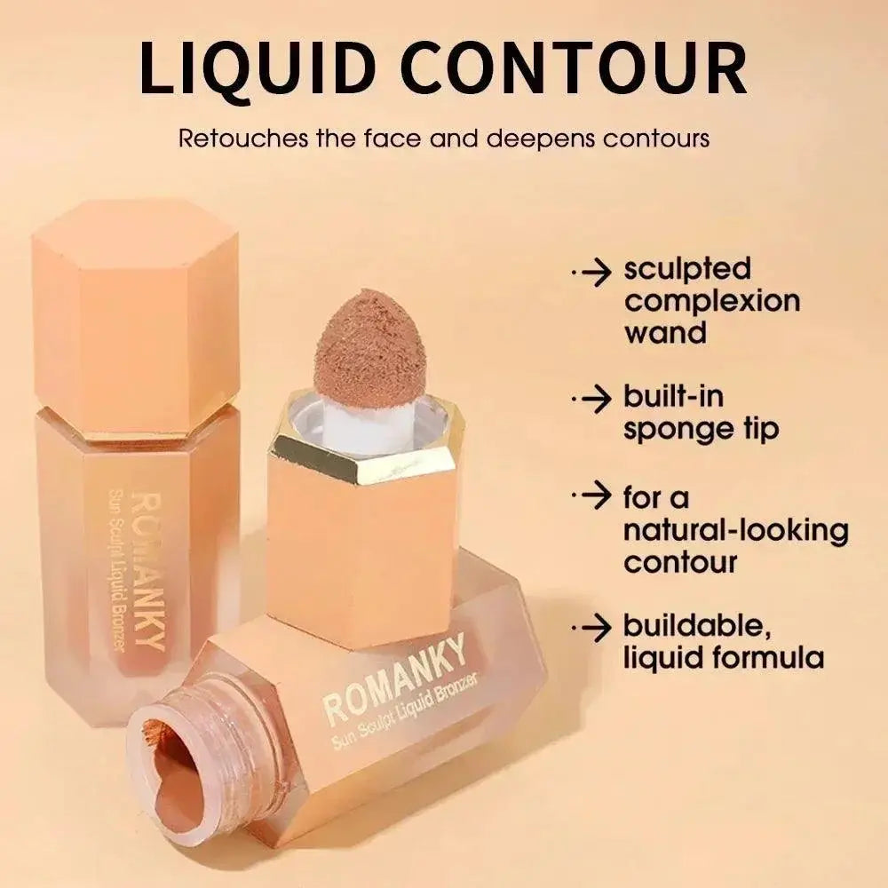 Matte Contour Concealer Bronzer Highlighter Stick All Day