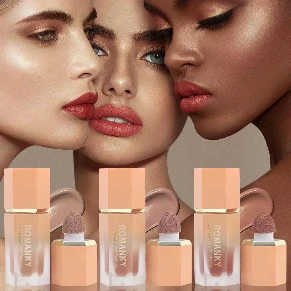 Matte Contour Concealer Bronzer Highlighter Stick All Day