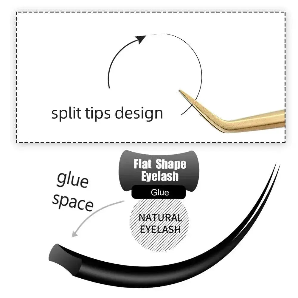 Matte Gray Black Flat Eyelash Extensions for Effortless Glam