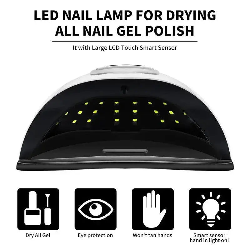 Max UV LED Nail Drying Lamp Quick Manicure Auto Sensor