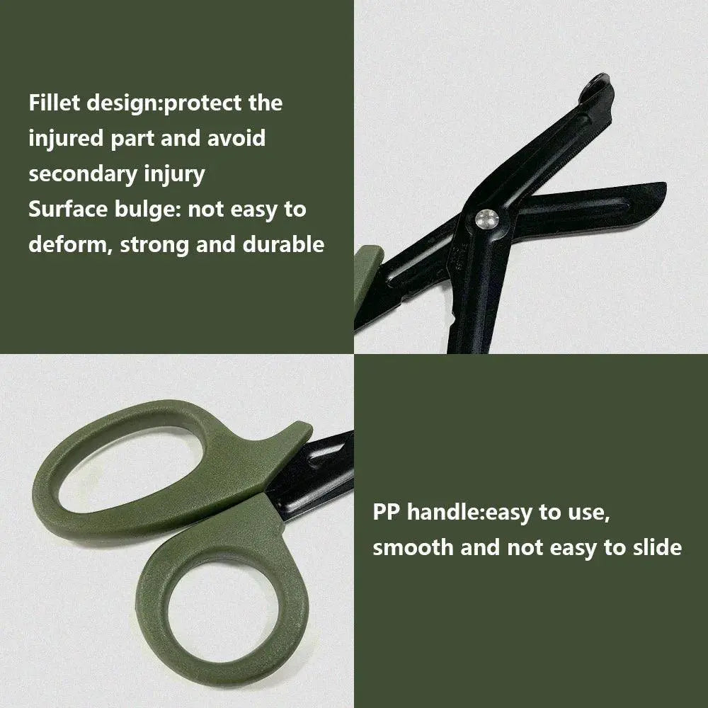 Medical Bandage Scissors Outdoor First Aid Shears Travel Set