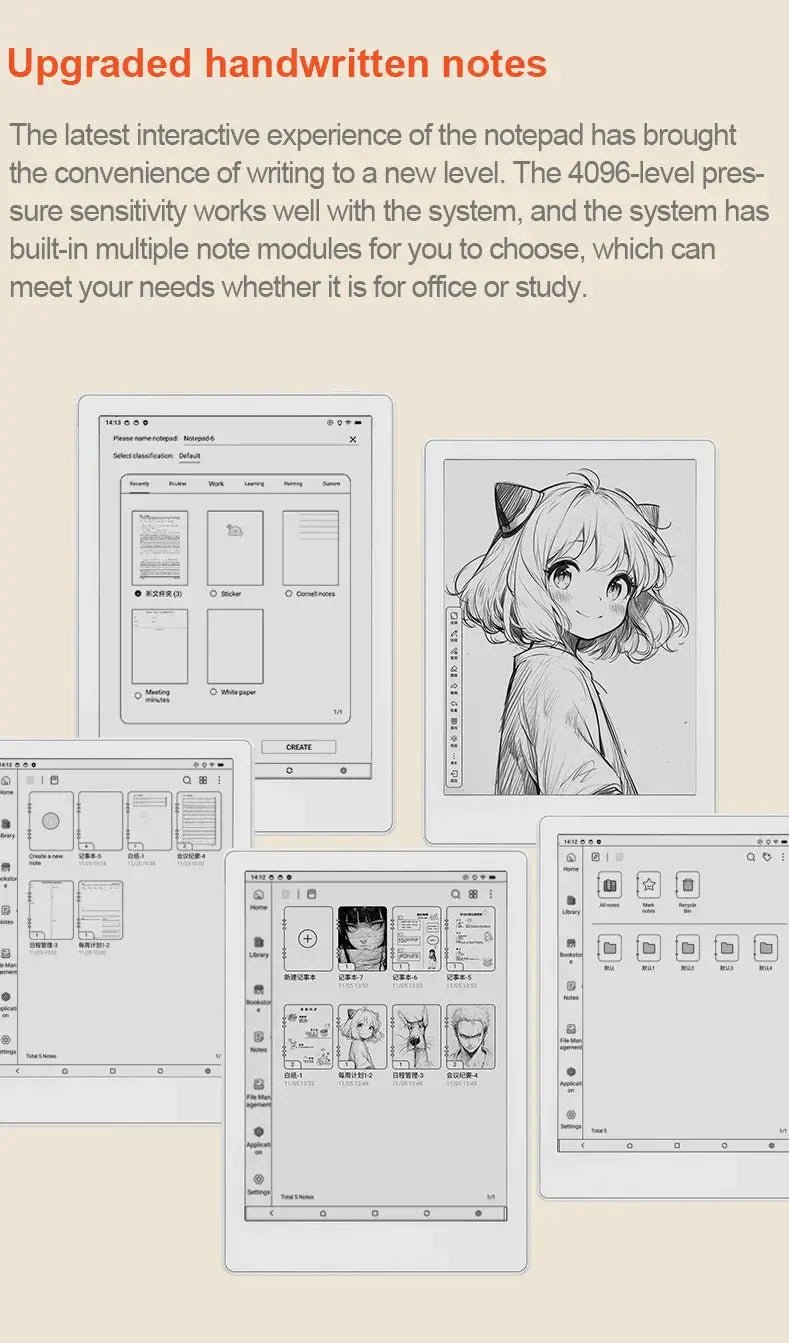 Long Battery E-Reader for Book Fans — product view 18