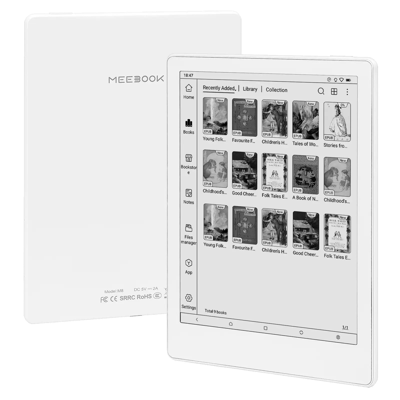 Meebook M8 7.8 Inch Android 14 Ebook Reader 4GB RAM With Google Play 64GB