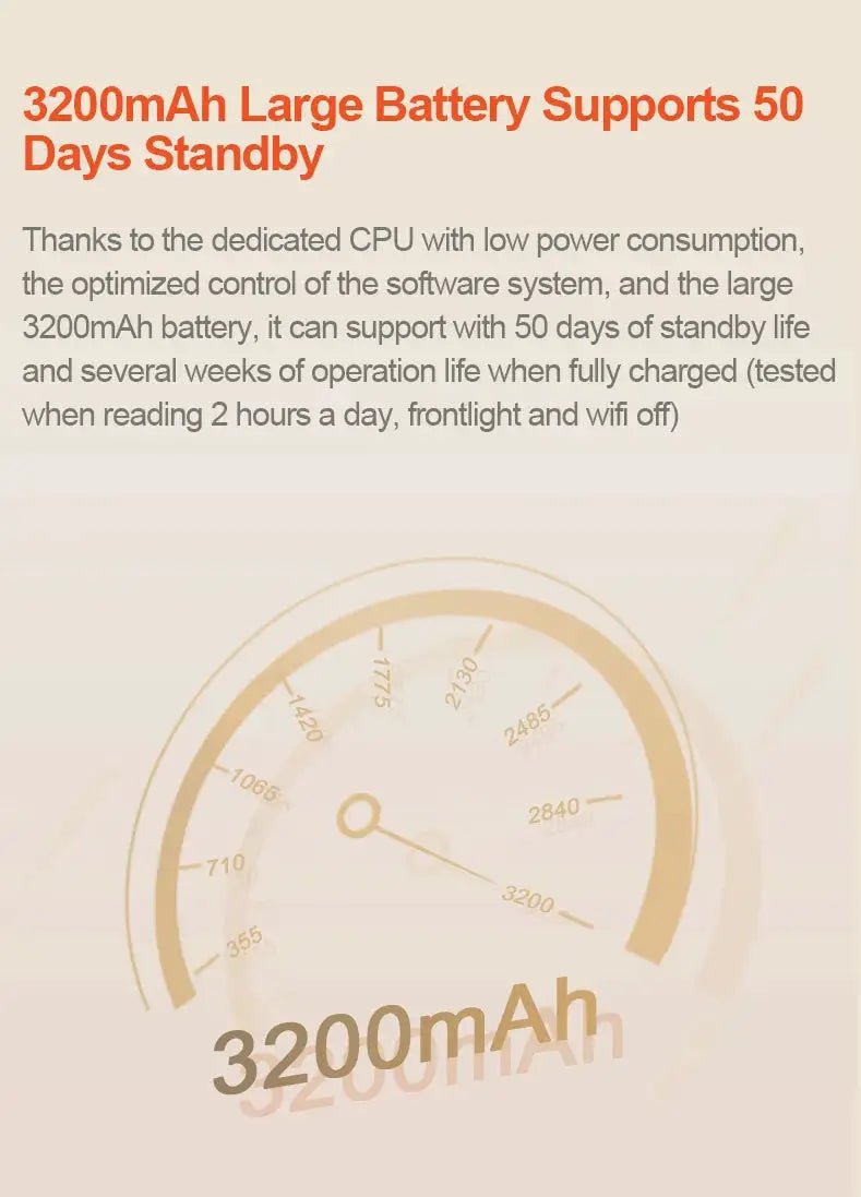 Long Battery E-Reader for Book Fans — product view 10