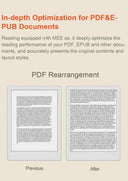 Long Battery E-Reader for Book Fans