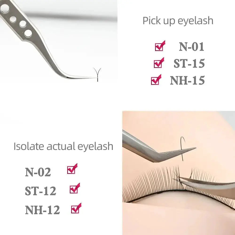 Mega Volume Precision Stainless Steel Lash Extension Kit