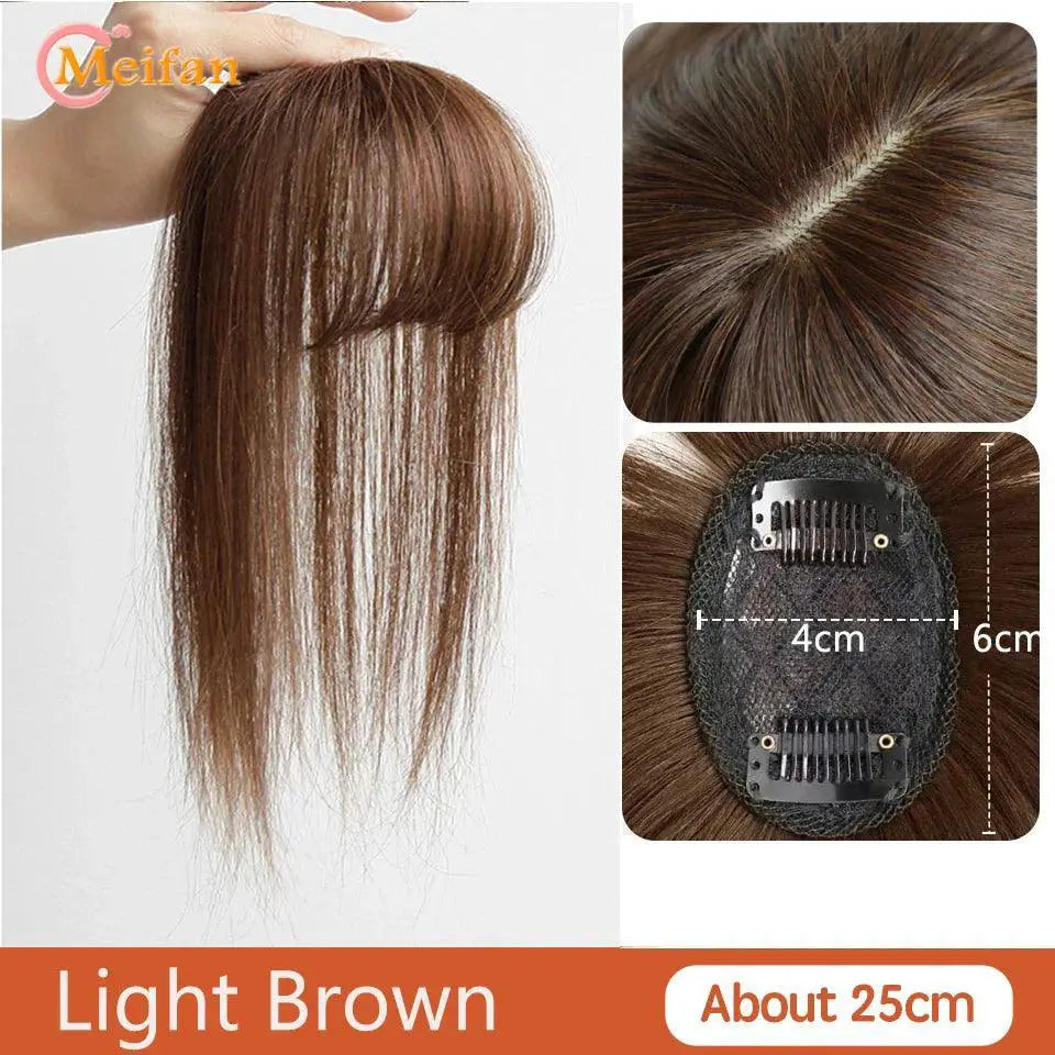 Meifan Clip-In Bangs Extension For Effortless Style Upgrade
