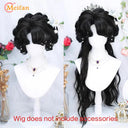 MEIFAN Lolita Wig: Vibrant Ombre Pink Cosplay Hairpiece