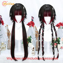 MEIFAN Lolita Wig: Vibrant Ombre Pink Cosplay Hairpiece