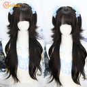MEIFAN Lolita Wig: Vibrant Ombre Pink Cosplay Hairpiece