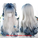 MEIFAN Lolita Wig: Vibrant Ombre Pink Cosplay Hairpiece