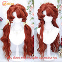 MEIFAN Lolita Wig: Vibrant Ombre Pink Cosplay Hairpiece