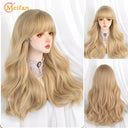 MEIFAN Lolita Wig: Vibrant Ombre Pink Cosplay Hairpiece