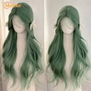 MEIFAN Lolita Wig: Vibrant Ombre Pink Cosplay Hairpiece