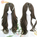 MEIFAN Lolita Wig: Vibrant Ombre Pink Cosplay Hairpiece