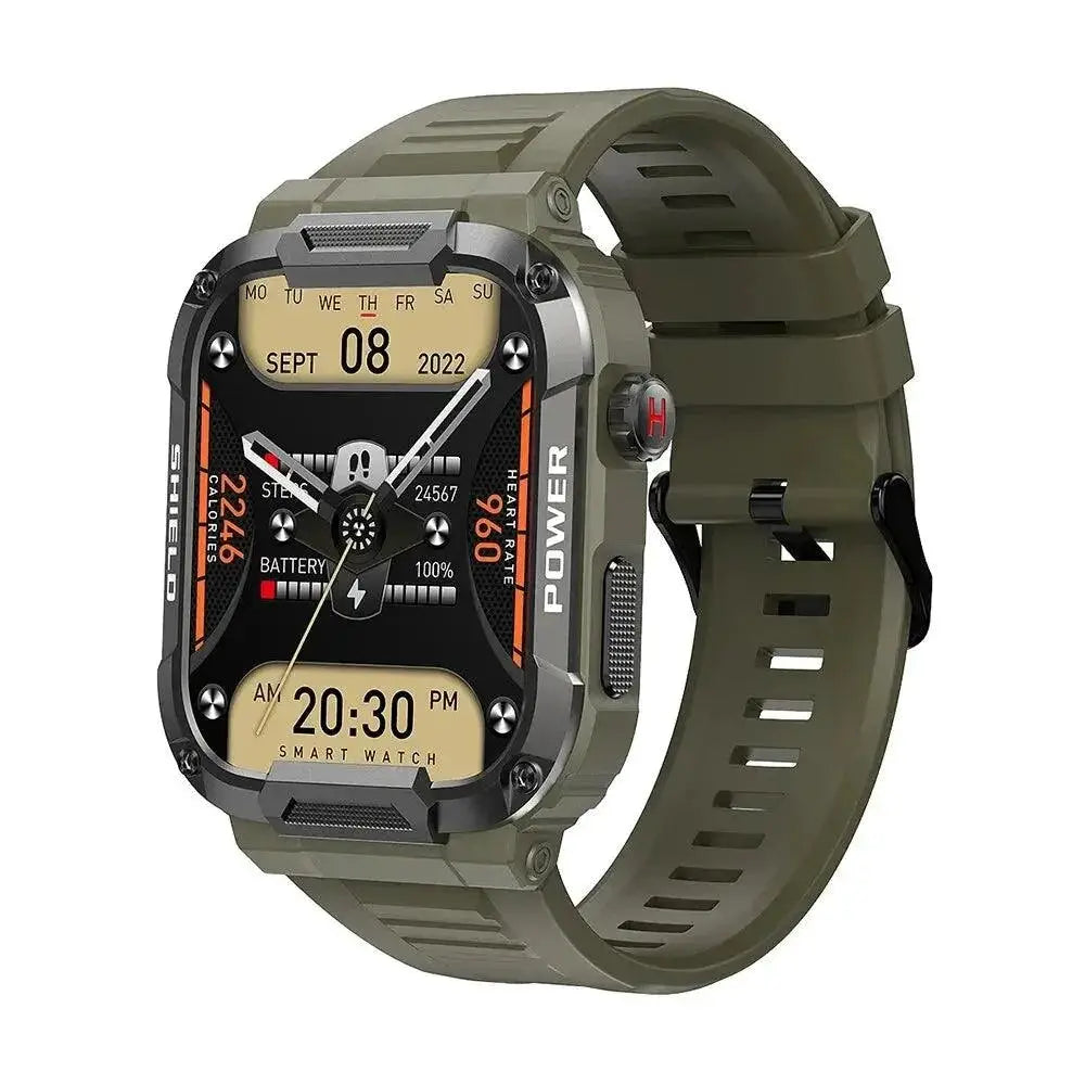 Outdoor Military Smartwatch GPS Health Tracker for Explorers