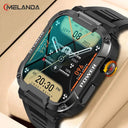 Outdoor Military Smartwatch GPS Health Tracker Device