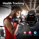 Melanda Tactical GPS Health Monitor Smartwatch for Outdoors