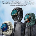 Melanda Tactical GPS Health Monitor Smartwatch for Outdoors