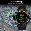 Melanda Tactical GPS Health Monitor Smartwatch for Outdoors
