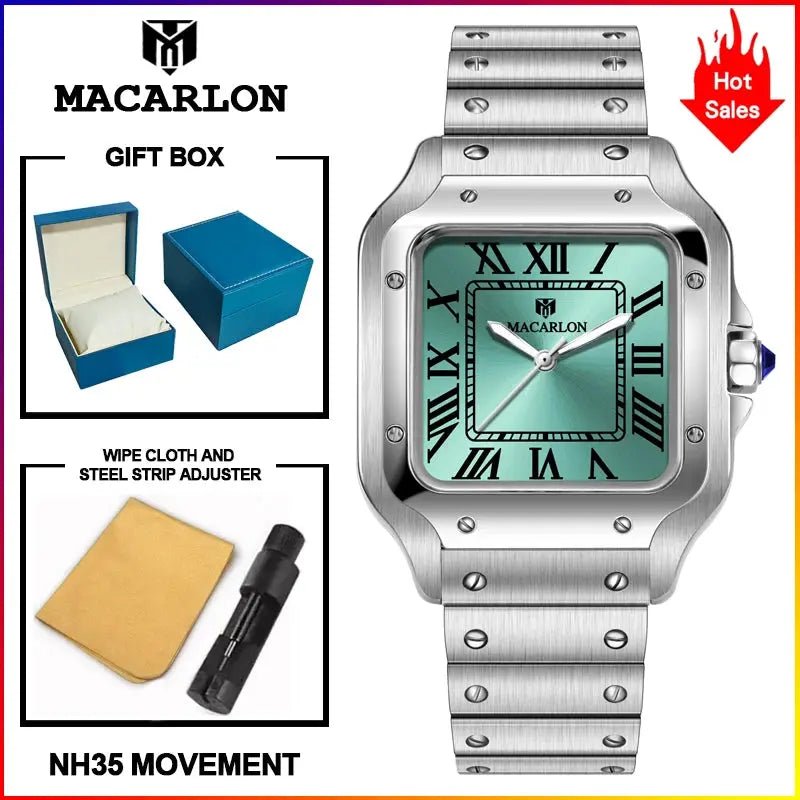 Men Automatic Watch Sapphire Glass Luminous Stainless Steel — product view 10